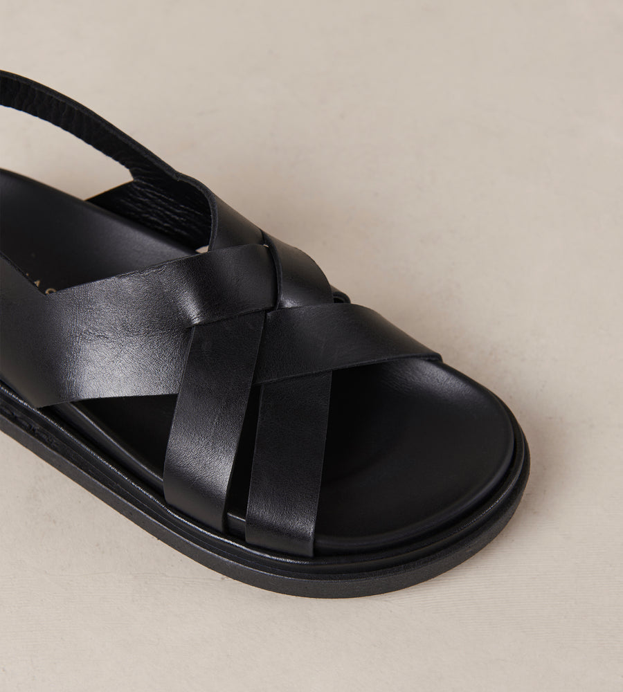 Alohas | Trunca Padded Sandal | Black