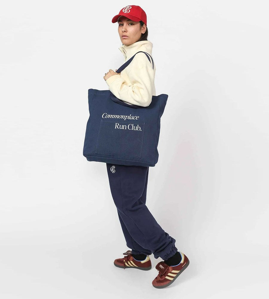Commonplace | Run Club Tote Bag | Navy