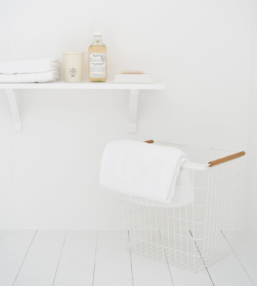 Yamazaki | Tosca Laundry Basket | White