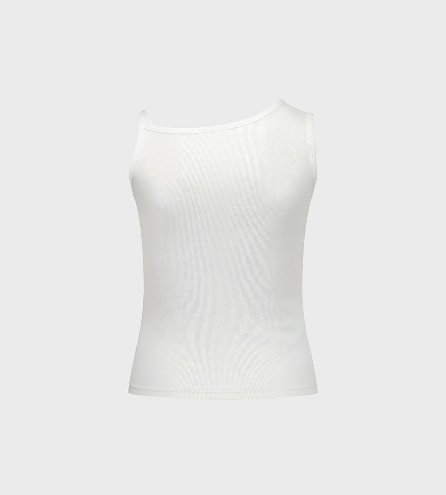 Commonplace | Asymmetrical Pearl Tank Natural