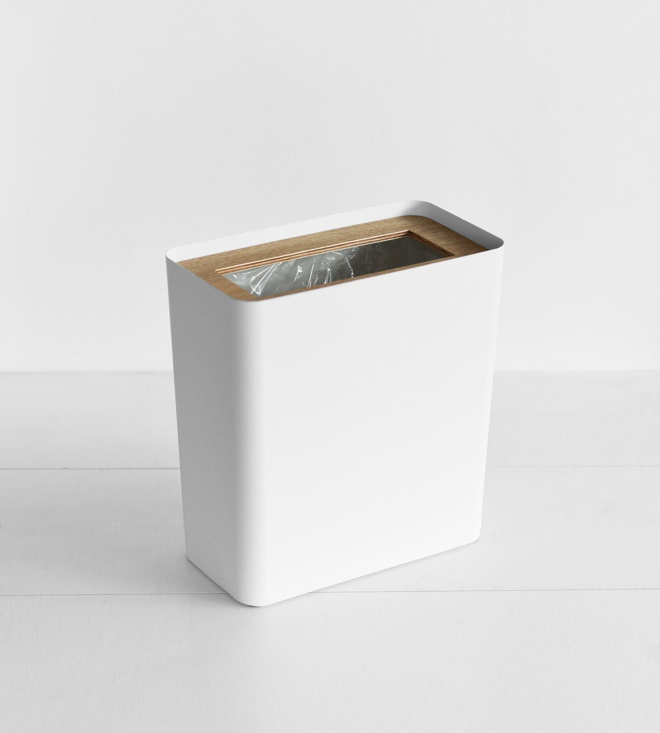 Yamazaki Rin Rubbish Bin Square in White Father Rabbit Limited