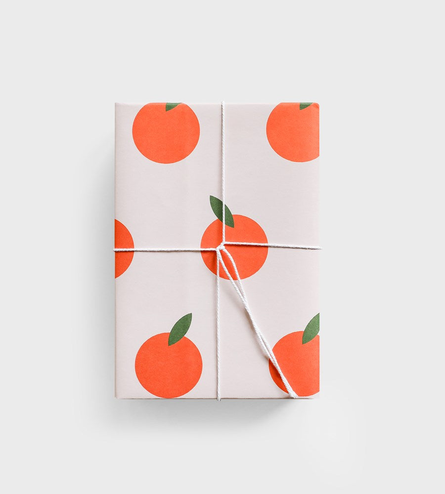 Orange Wrapping Paper