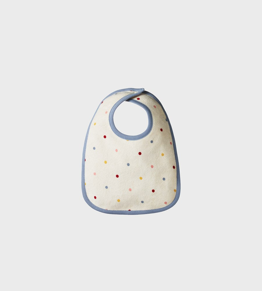 Nature Baby | Reversible Bib | Polka Dot Dusky Print