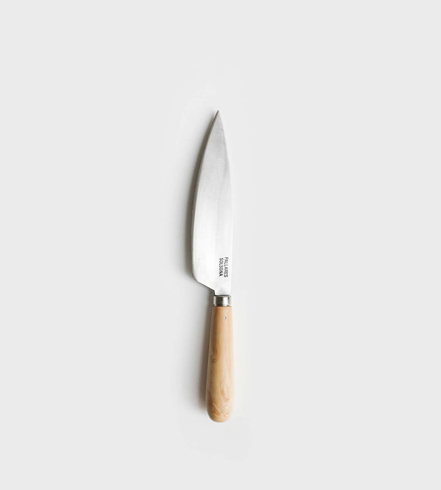 Pallares | Kitchen Knife | Boxwood | 13cm Carbon Steel Blade