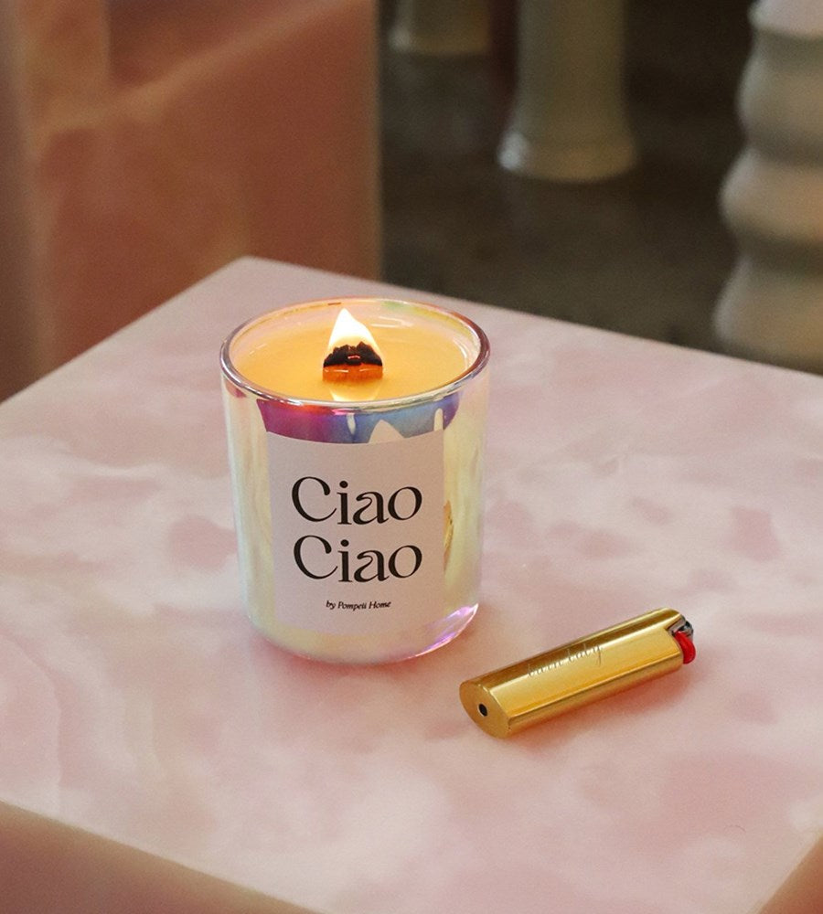 Pompeii | Ciao Ciao Candle | Holographic Rainbow
