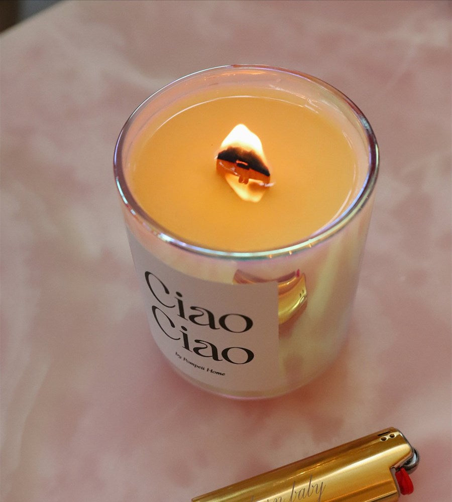 Pompeii | Ciao Ciao Candle | Holographic Rainbow