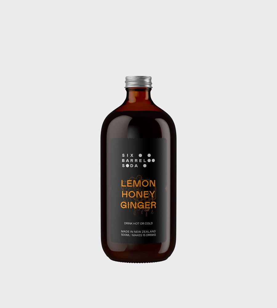 Six Barrel Soda Co. | Soda Syrup | Lemon Honey Ginger