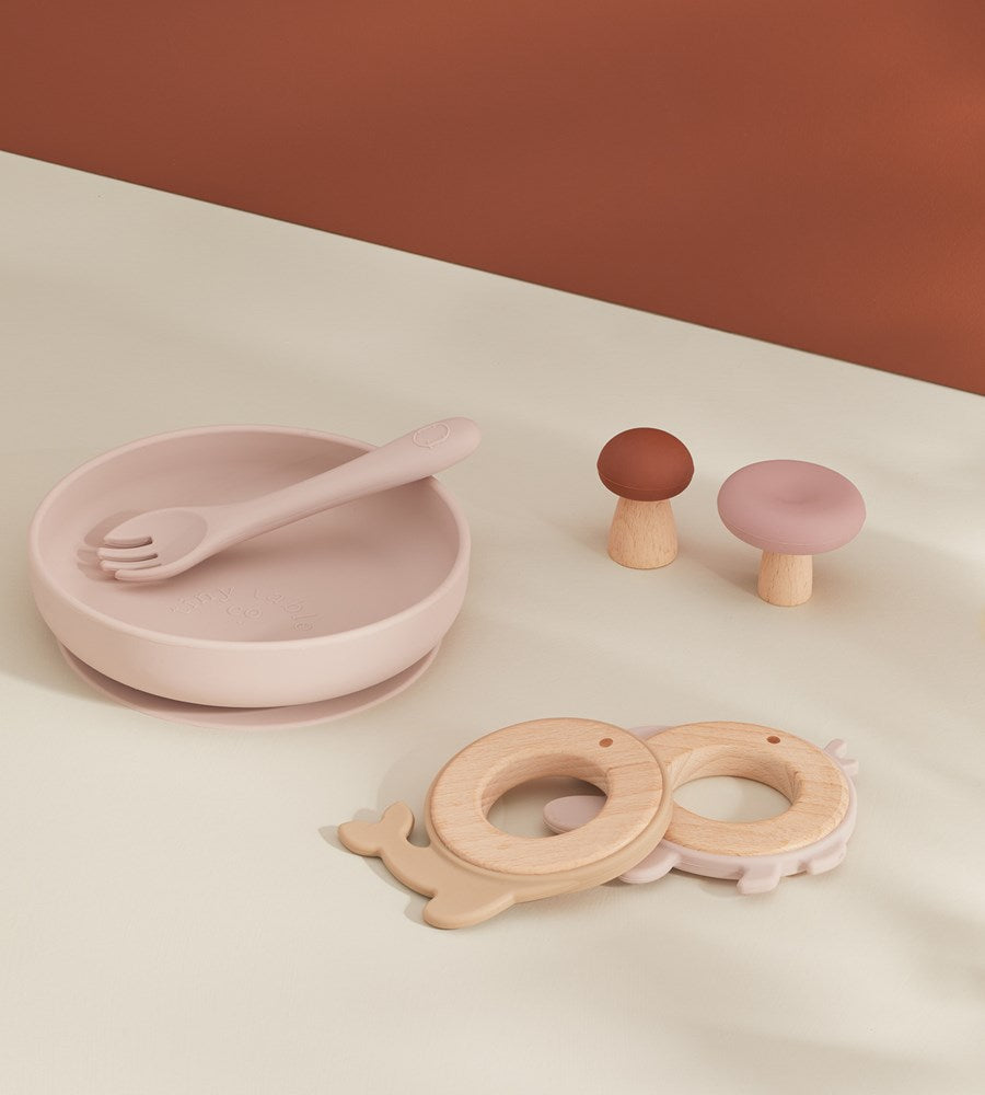 Tiny Table Co. | Plate and Spork Set | Petal
