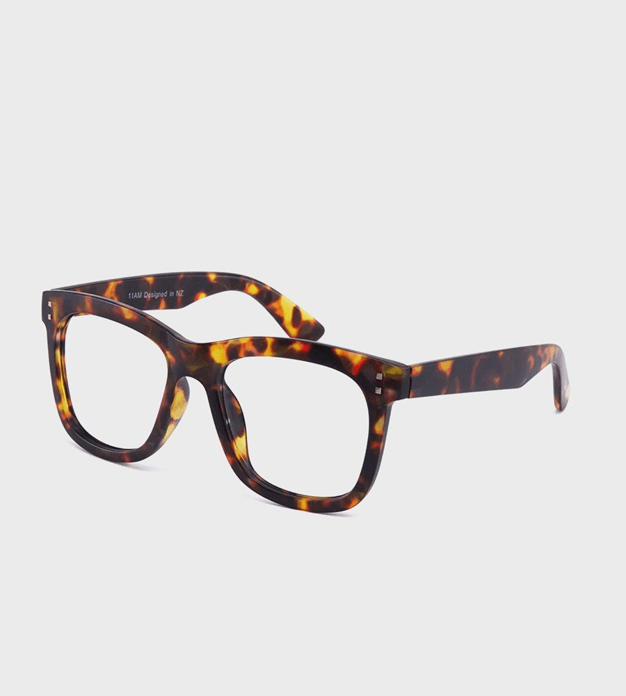 10am Brown Tort Reading Glasses