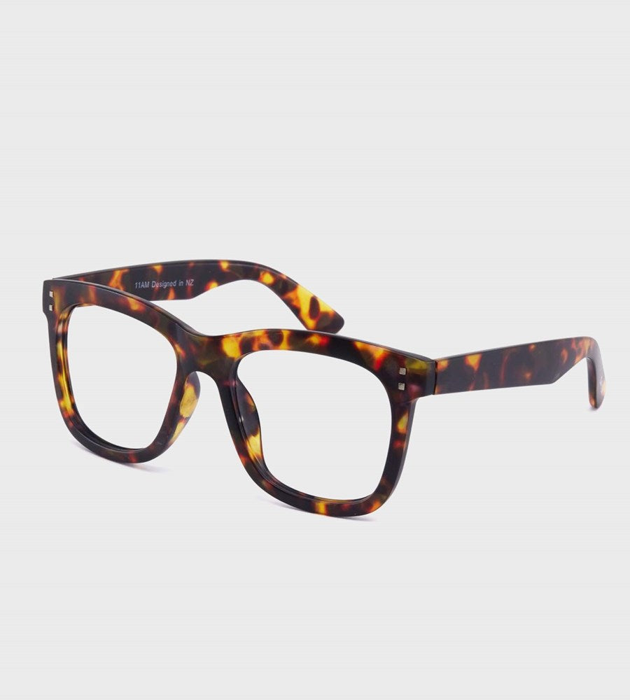 11am Brown Tort Reading Glasses