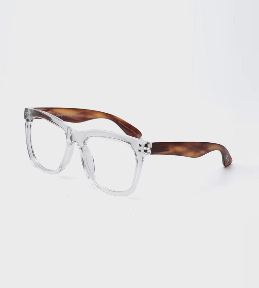 11am Crystal/Havana Reading Glasses