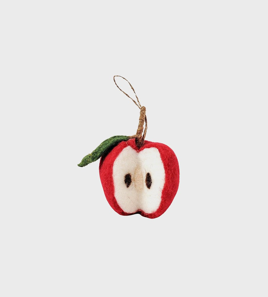 Hanging Decoration| Cut Out Apple | Red 13cm