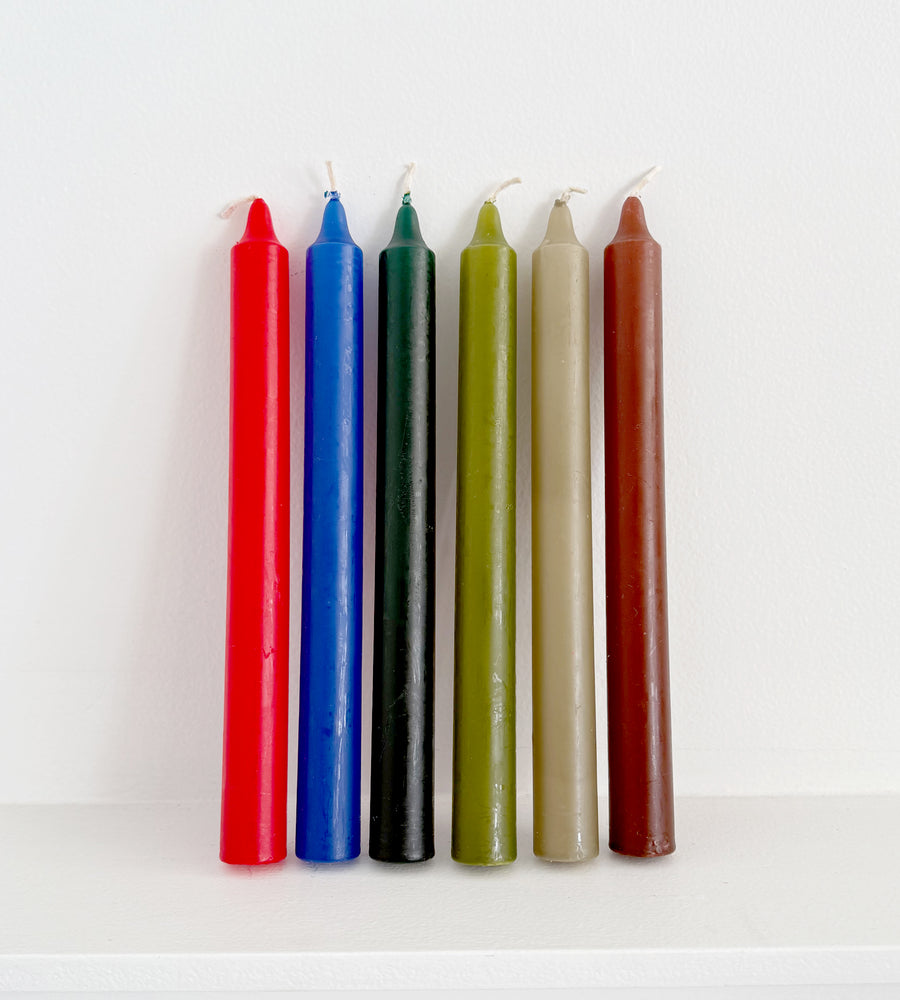 Household Taper Candle 240mm x 22mm | Forest