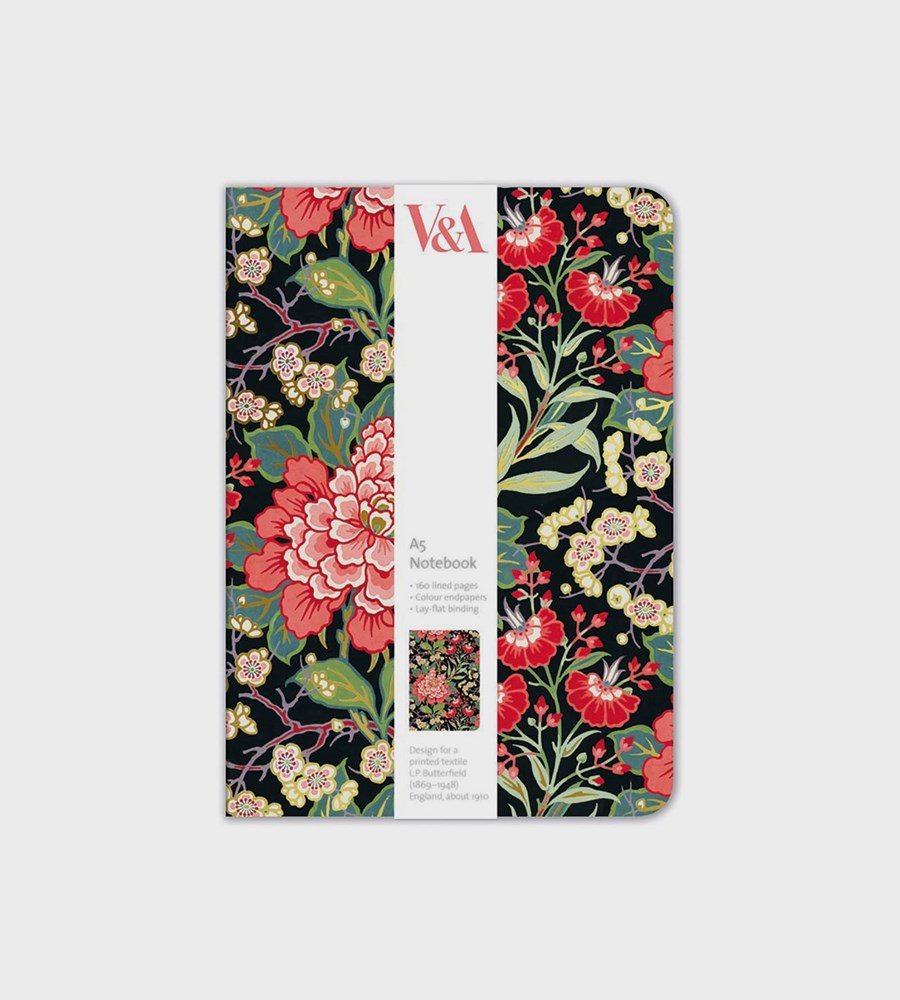 A5 Luxury Notebook | Peony and Prunus