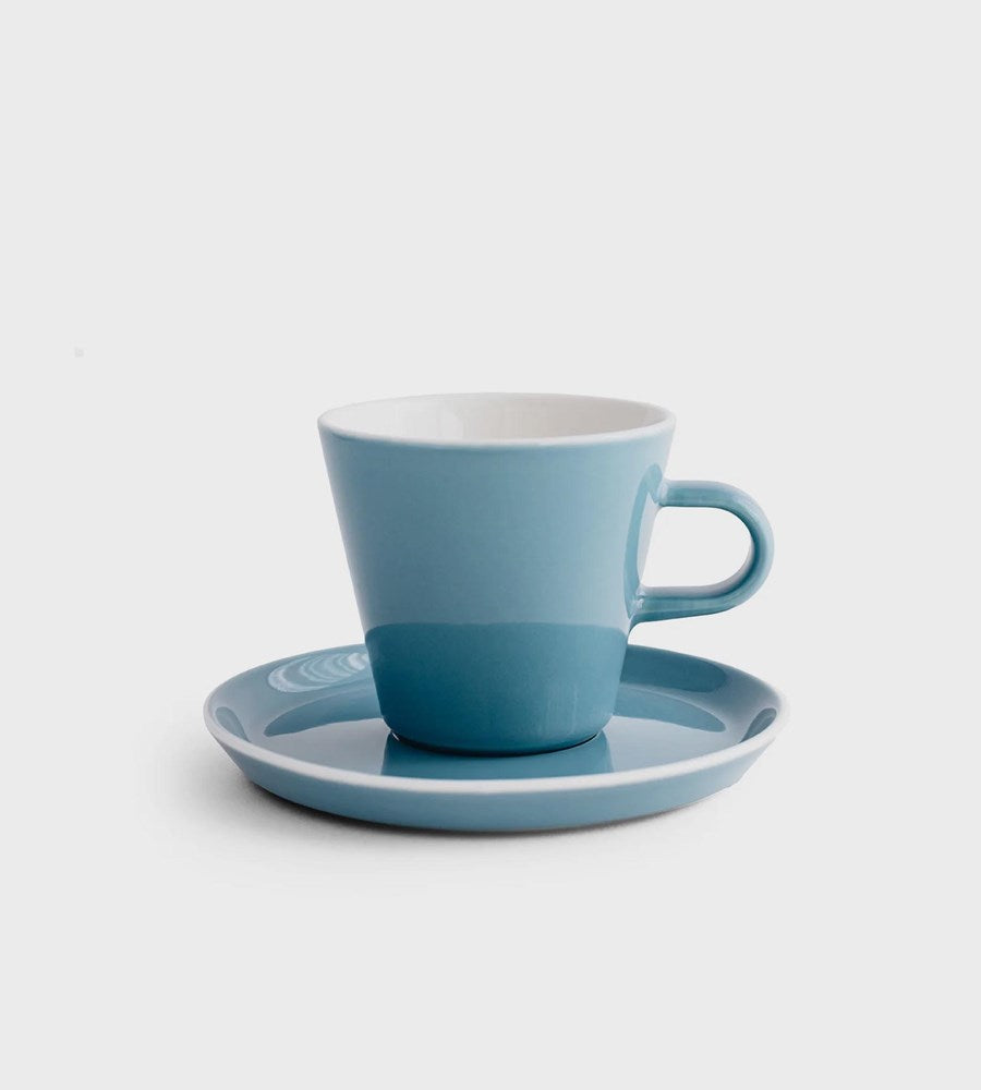 ACME | Roman Cup and Saucer | Kokako Blue | Large