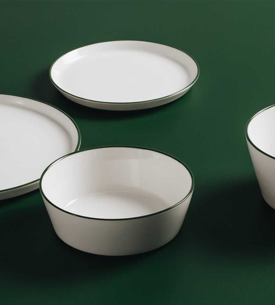 Acme | Roman Small Plates | Milk/Kawakawa | Set of 4