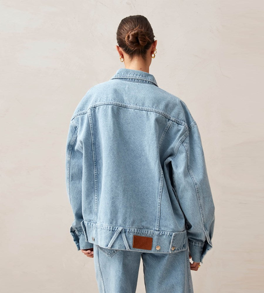 Alohas | Alaska Denim Jacket | Blue