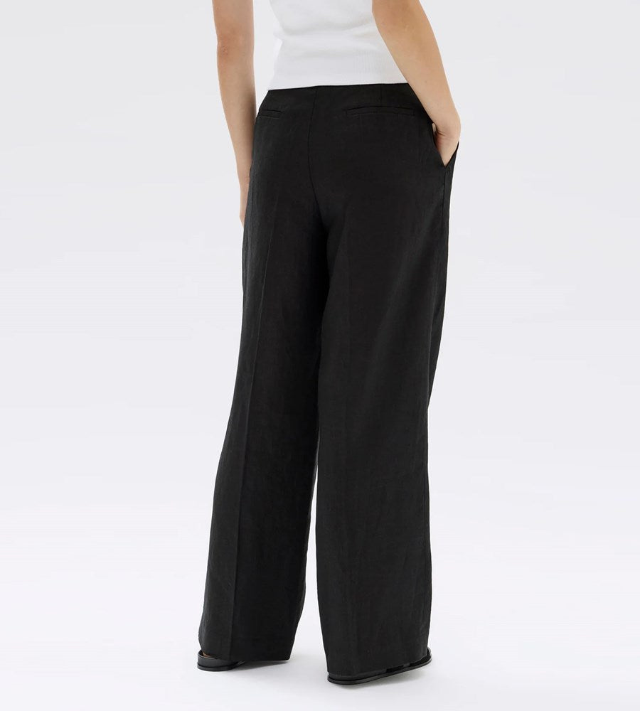 Assembly Label | Aria Linen Pant | Black