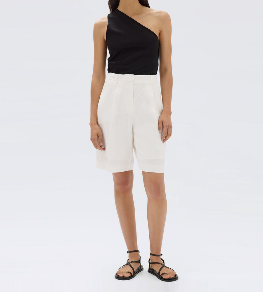 Assembly Label | Aria Linen Short | Antique White