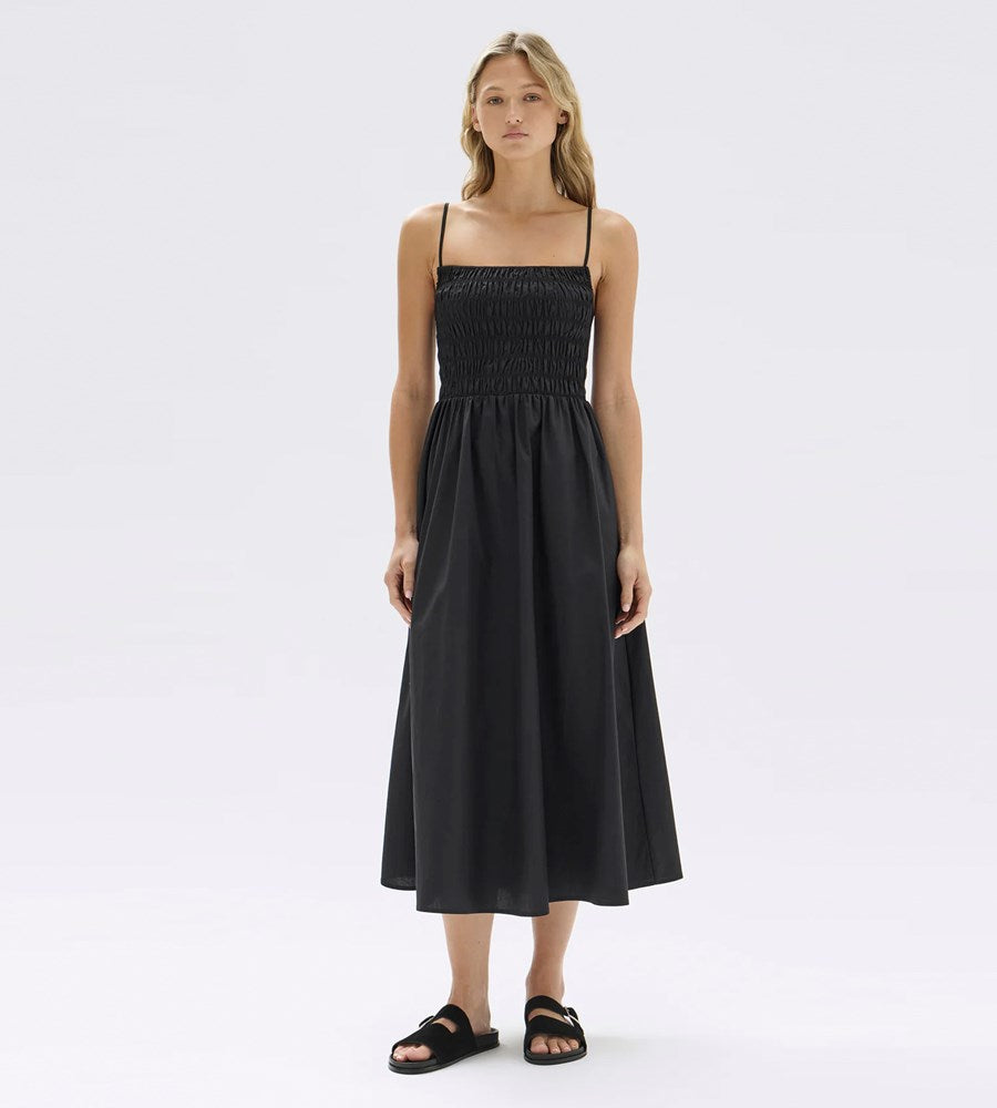 Assembly Label | Aubrey Rouched Dress | Black