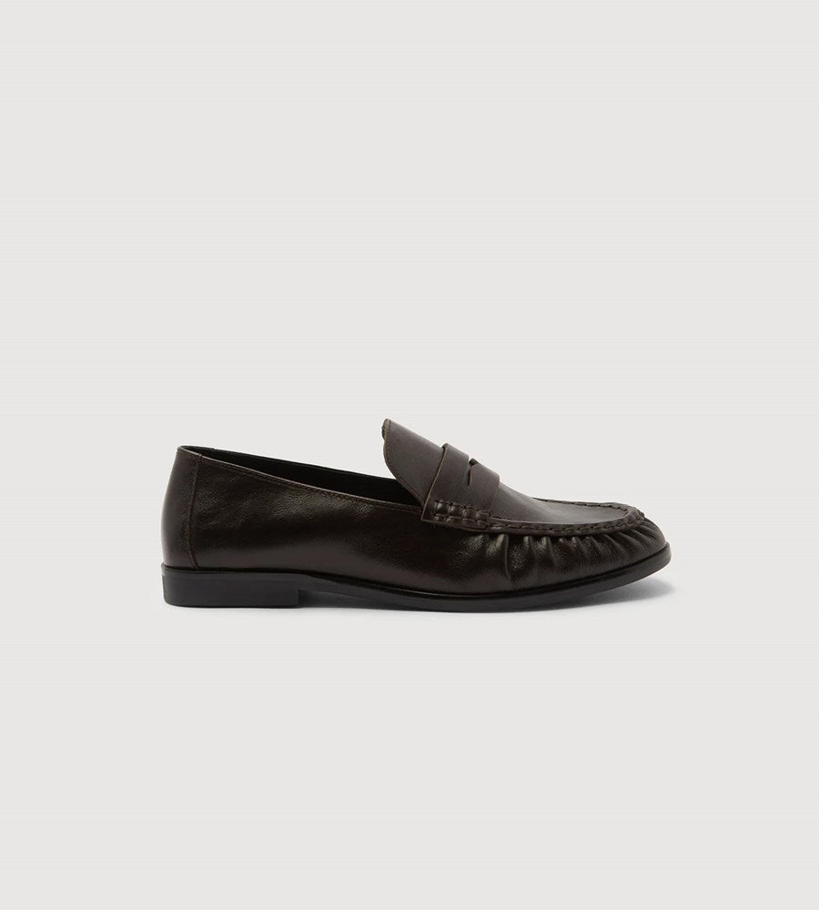 Assembly Label | Avenue Leather Loafer | Crinkle Umber