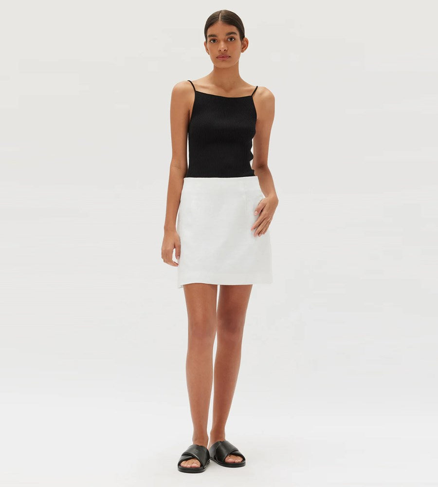 Assembly Label | Darcy Skirt | White