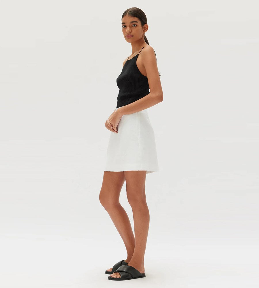 Assembly Label | Darcy Skirt | White