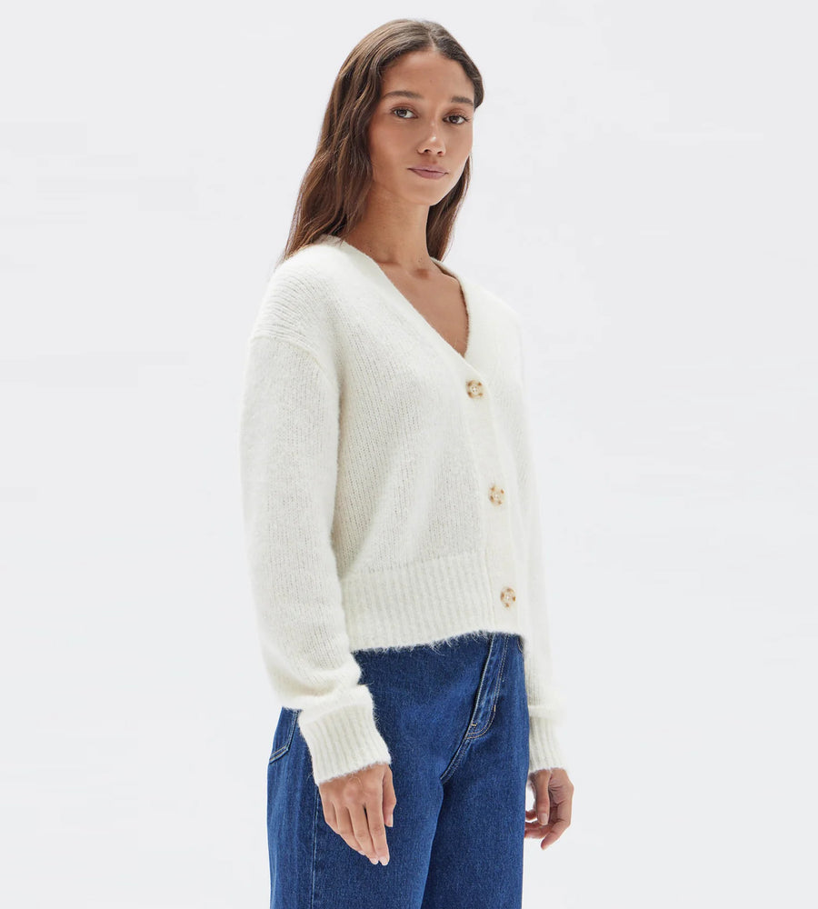 Assembly Label | Evi Wool Knit Cardigan | Cream