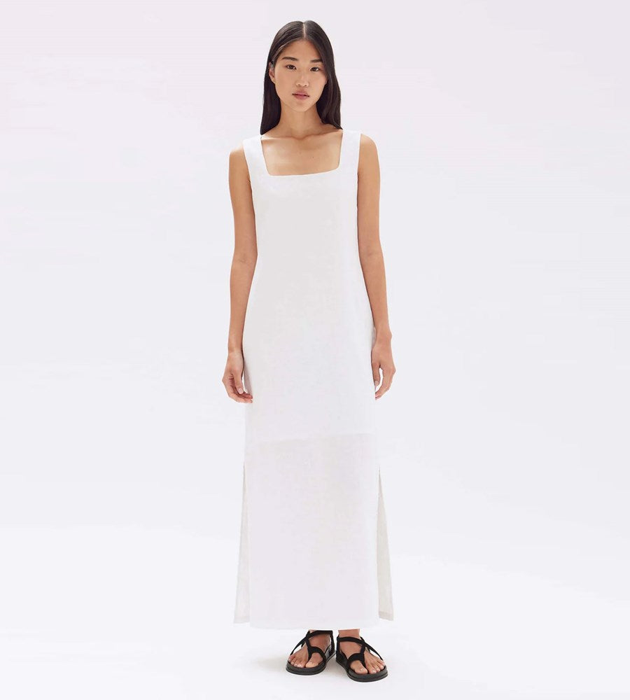 Assembly Label | Georgina Linen Maxi Dress | White