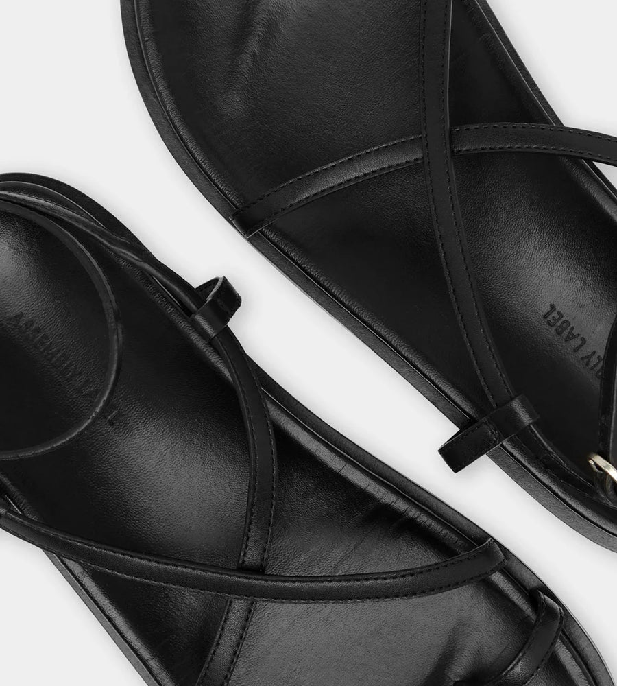 Assembly Label | Hilary Leather Sandal | Black