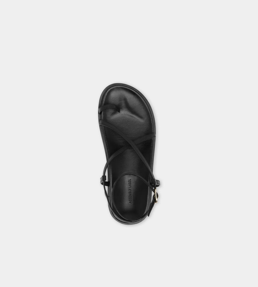 Assembly Label | Hilary Leather Sandal | Black