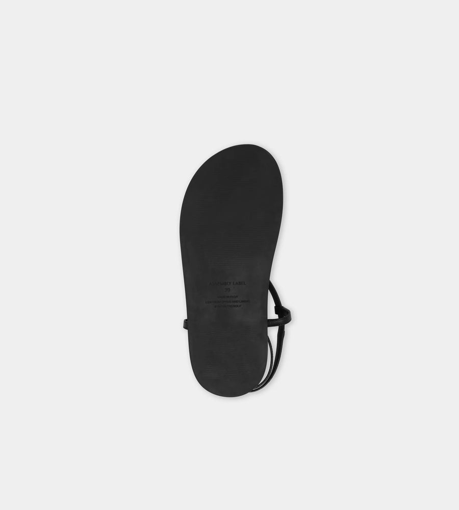 Assembly Label | Hilary Leather Sandal | Black