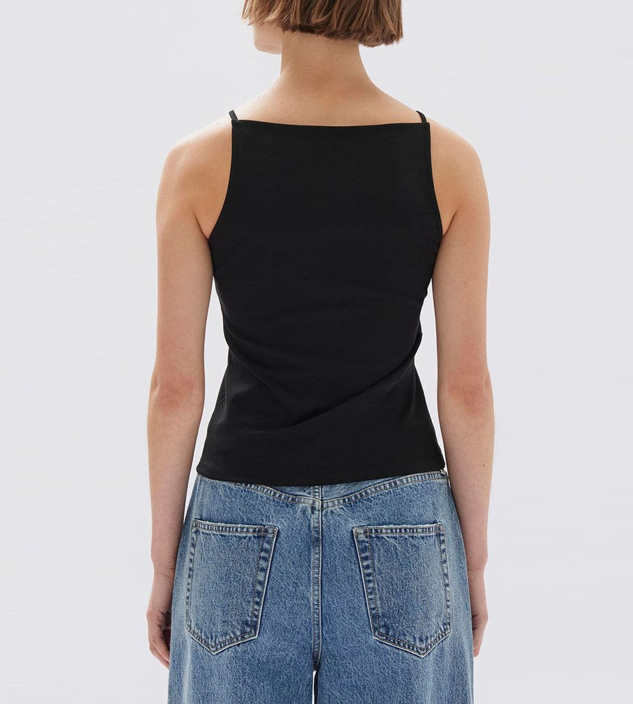 Assembly Label | Ines Jersey Tank | Black