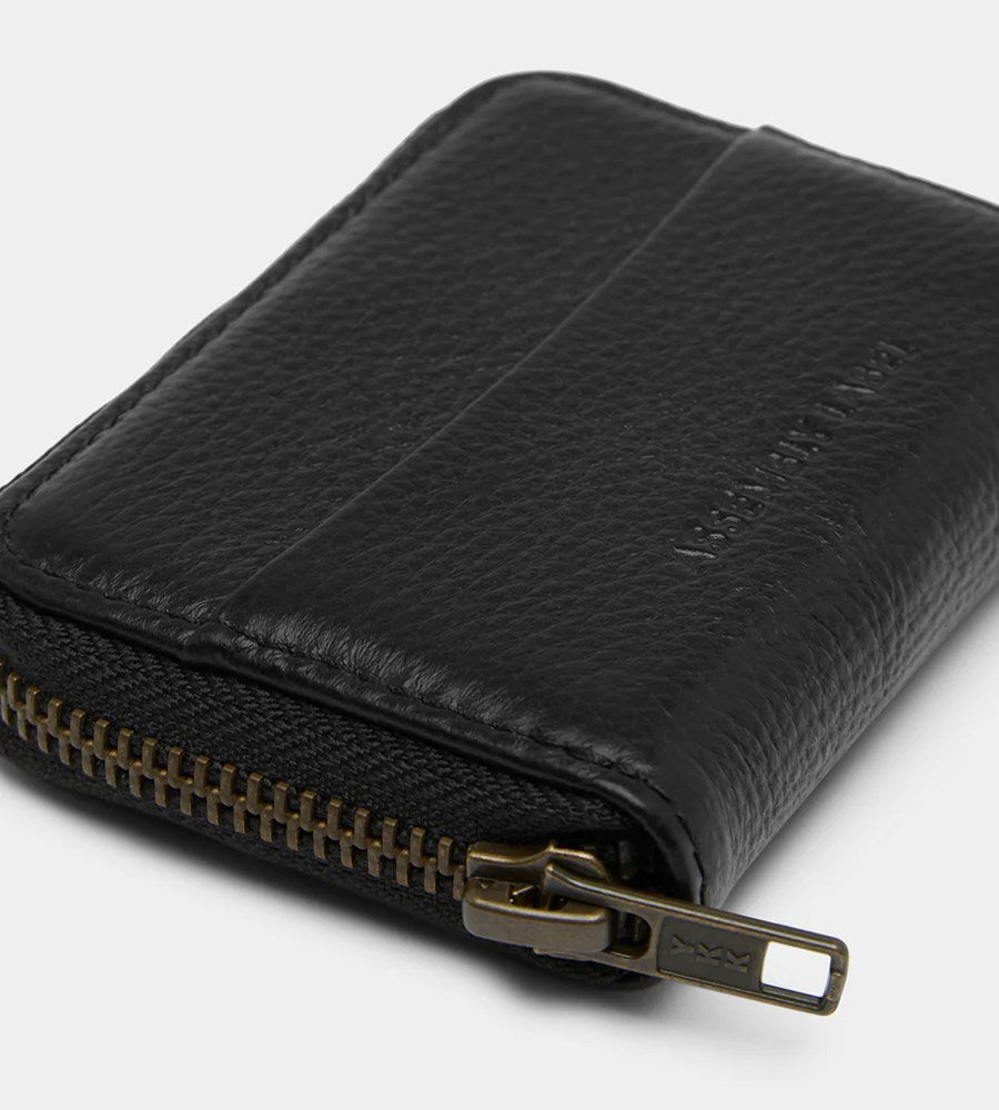 Assembly Label | Leather Zip Wallet | Black