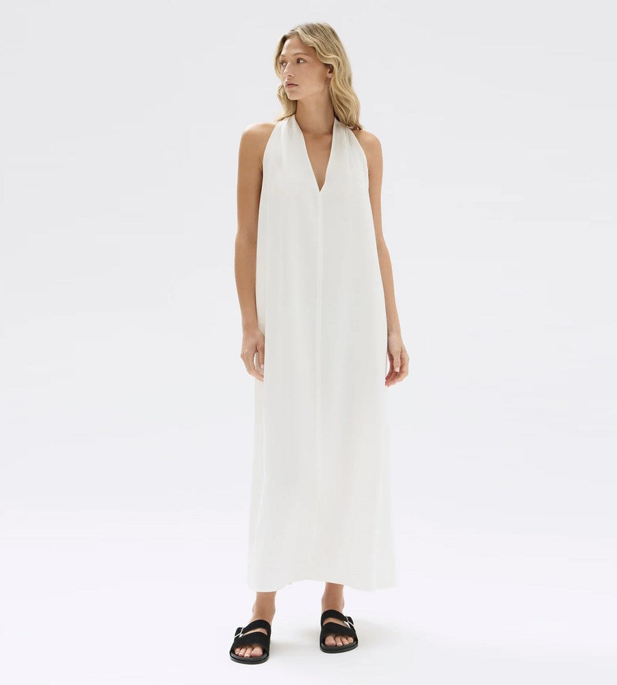 Assembly Label | Morgan Halter Midi Dress | Cream