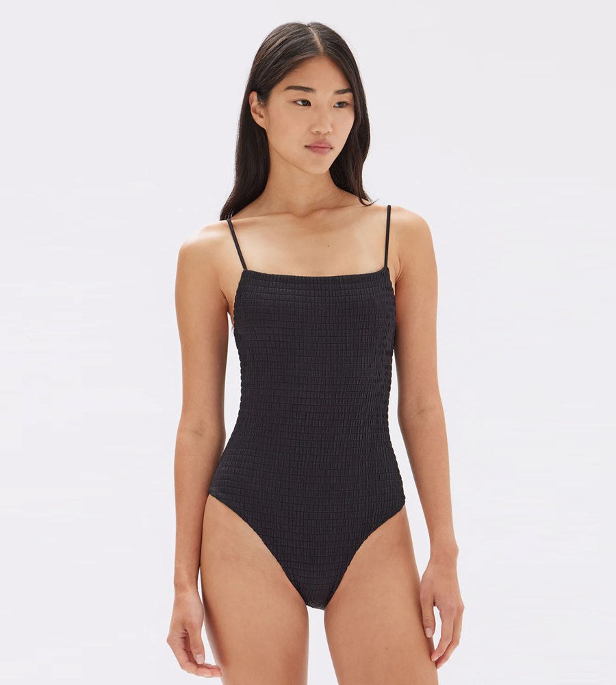 Assembly Label | Nell Textured One Piece | Black