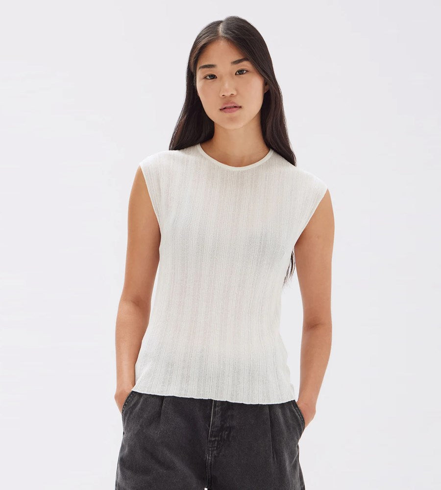 Assembly Label | Noa Knit Tank | White