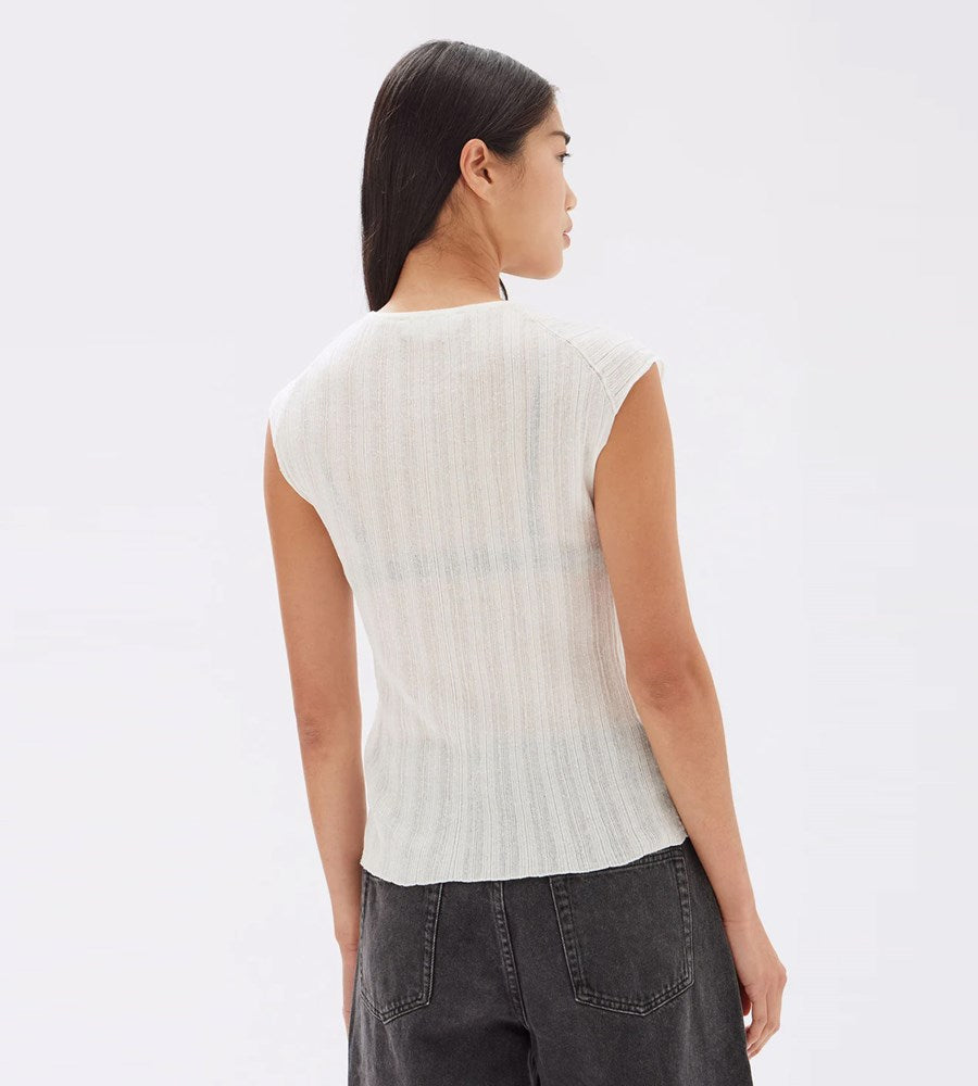 Assembly Label | Noa Knit Tank | White