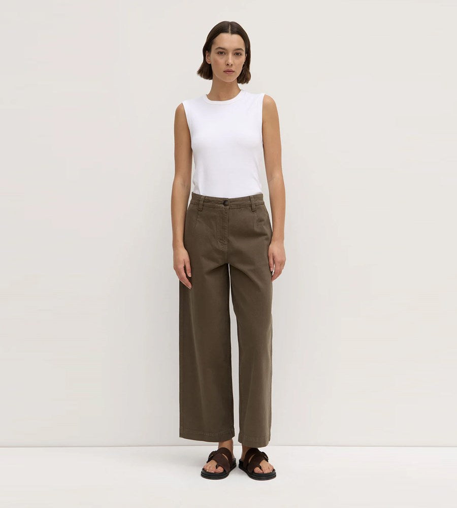 Assembly Label | Olivia Twill Pant Military