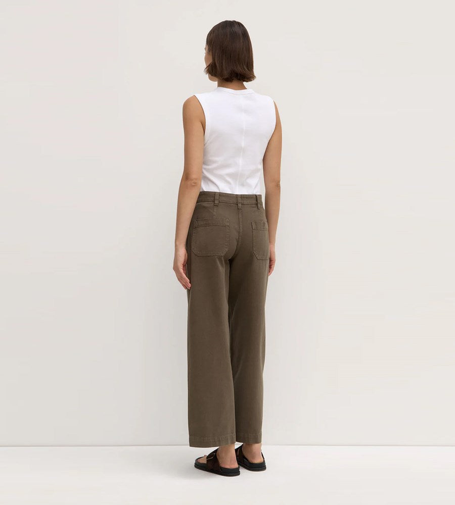 Assembly Label | Olivia Twill Pant Military