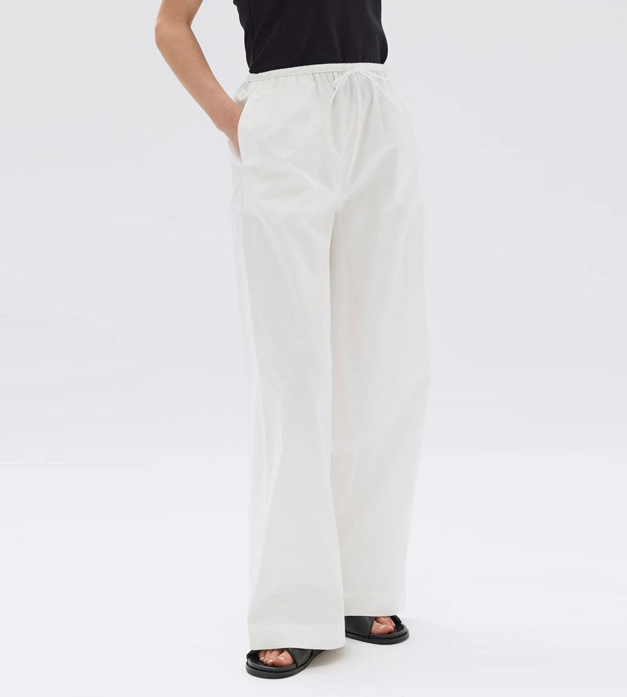 Assembly Label | Philipa Poplin Pant | White