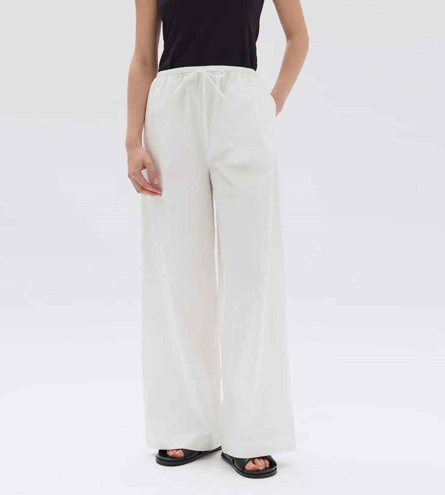 Assembly Label | Philipa Poplin Pant | White