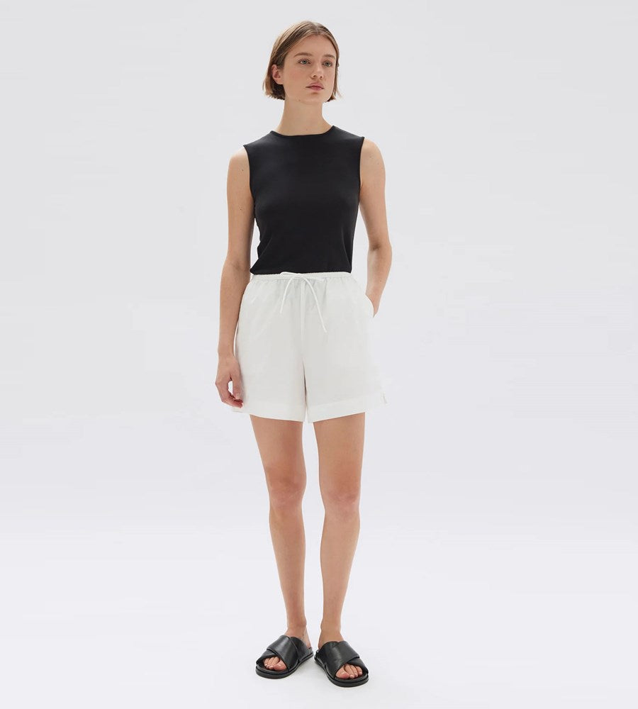 Assembly Label | Philipa Poplin Shorts | White