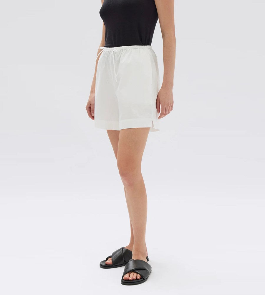 Assembly Label | Philipa Poplin Shorts | White