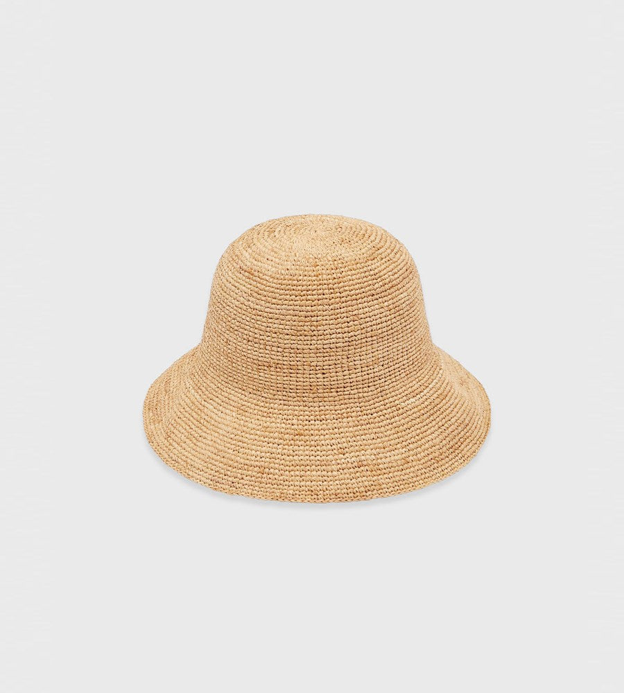 Assembly Label | Raffia Bucket Hat | Natural