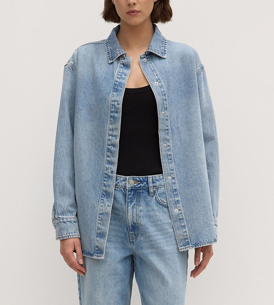 Assembly Label | Rylee Denim Overshirt Indigo Fade