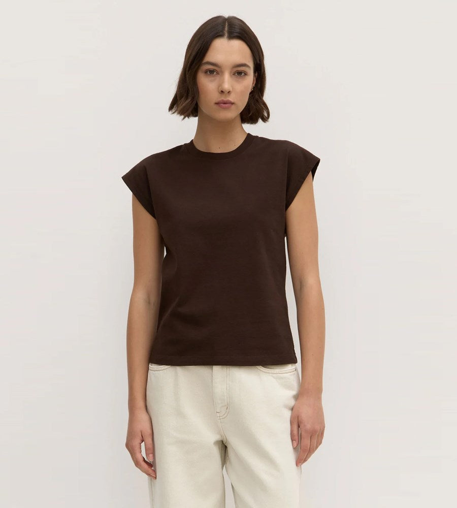 Assembly Label | Shay Slim Short Sleeve Tee Ganache