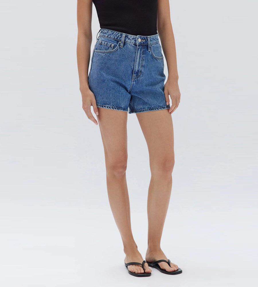 Assembly Label | Vintage Denim Shorts | Dark Stone