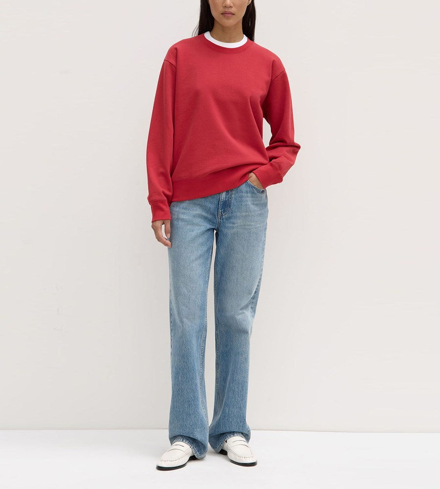 Assembly Label | Womens Weekender Fleece Crew Goji