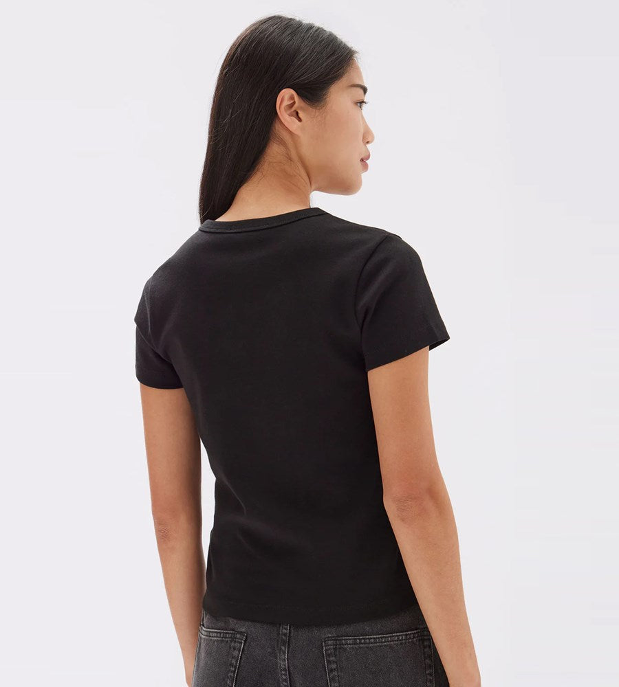 Assembly Label | Lyla Cap Sleeve Tee Black